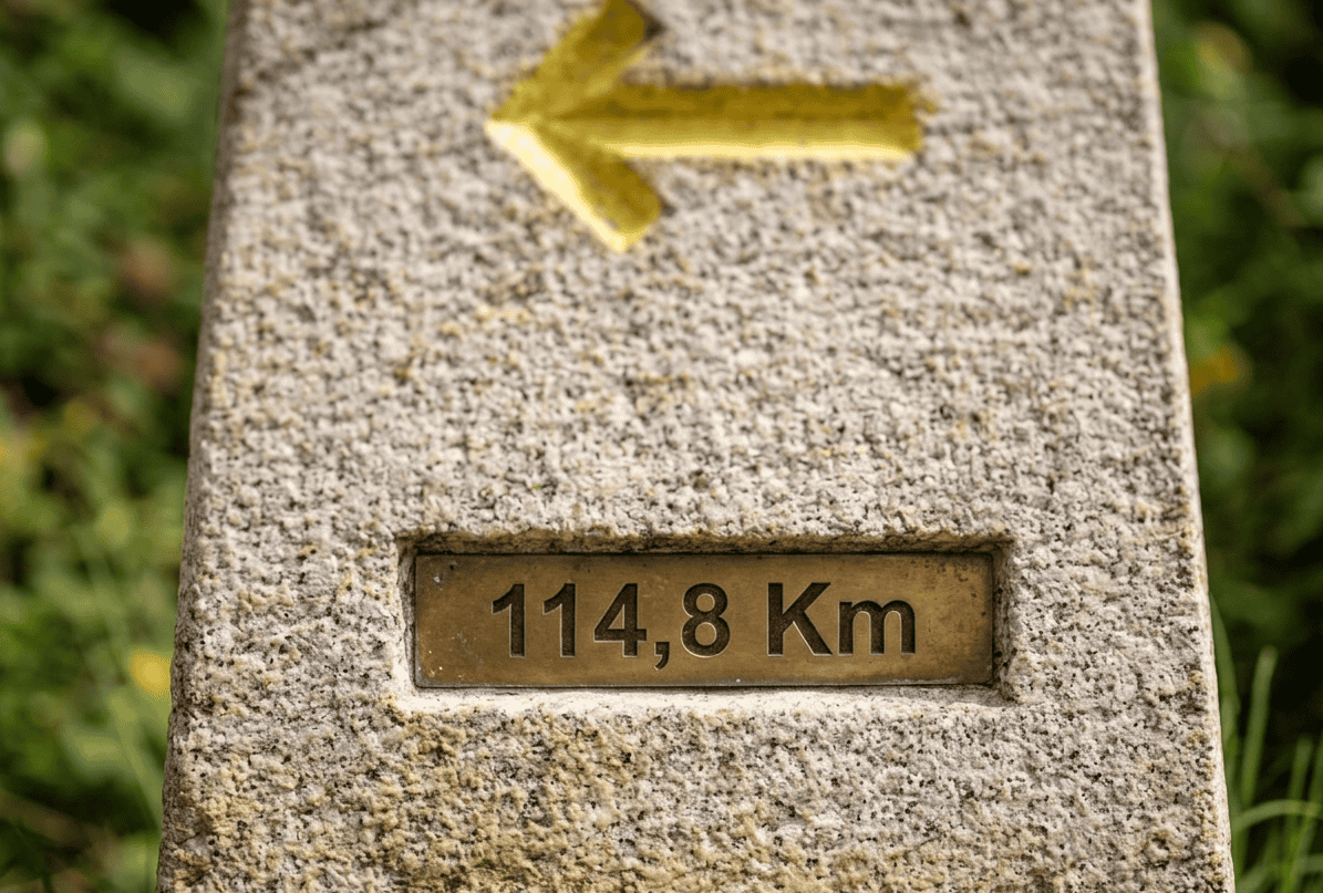 mojon Sarria- Santiago km114